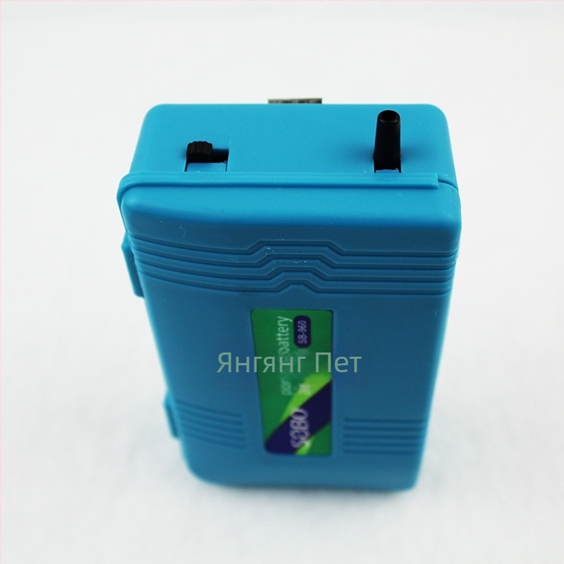 Chi Yiheng кислородна помпа за външен аквариум, захранвана със сухи клетки, PVC, 50 g