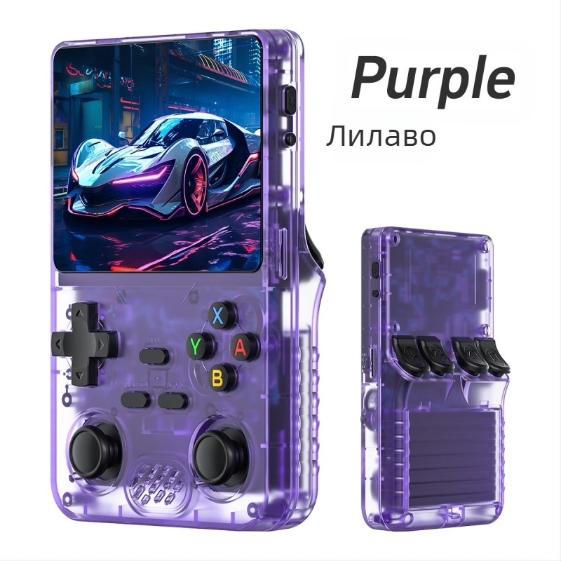 Преносима ретро игрална конзола, RK3326 Linux, 64GB/128GB, IPS дисплей, безжично свързване, Type-C зареждане/OTG