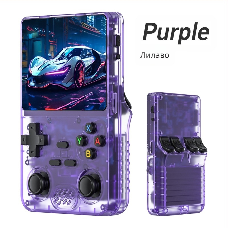 Преносима ретро игрална конзола, RK3326 Linux, 64GB/128GB, IPS дисплей, безжично свързване, Type-C зареждане/OTG