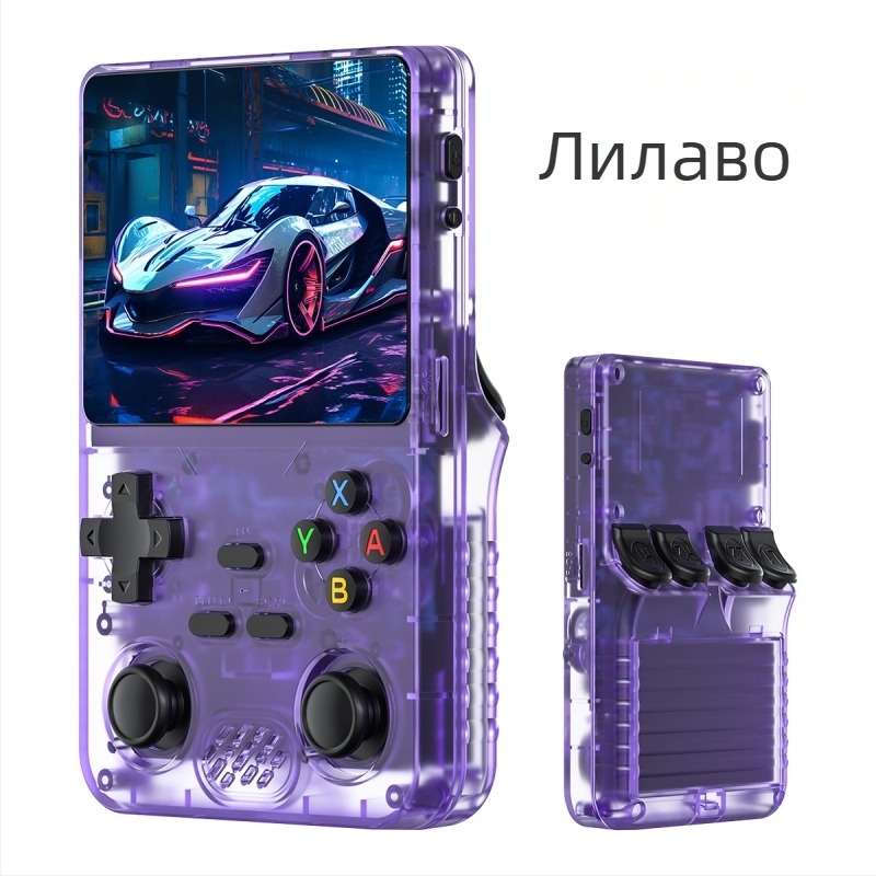 Преносима ретро игрална конзола, RK3326 Linux, 64GB/128GB, IPS дисплей, безжично свързване, Type-C зареждане/OTG