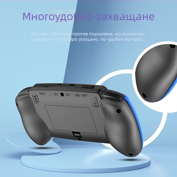 Портативна ретро конзола S7 с 620 игри от детството, HDMI връзка към телевизор, 128 GB памет, ретро дизайн, единичен играч