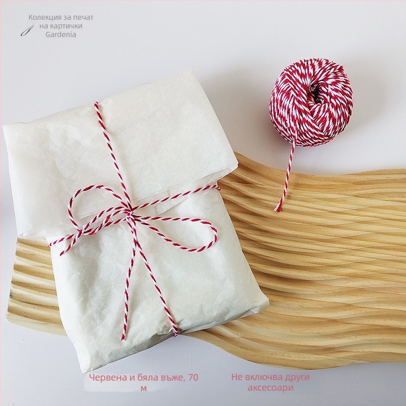 Коледна поздравителна картичка — Gardenia Card Collection; покрита хартия, четирицветен печат, прост и модерен стил