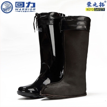 Мъжки високи пластмасови дъждовни ботуши, противохлъзгащи и водоустойчиви