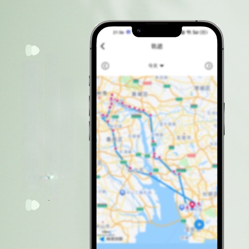 Модел 1202 • 210 mAh батерия • ABS+ платка • iOS съвместим • Носене с висулка, проследяване и аларма