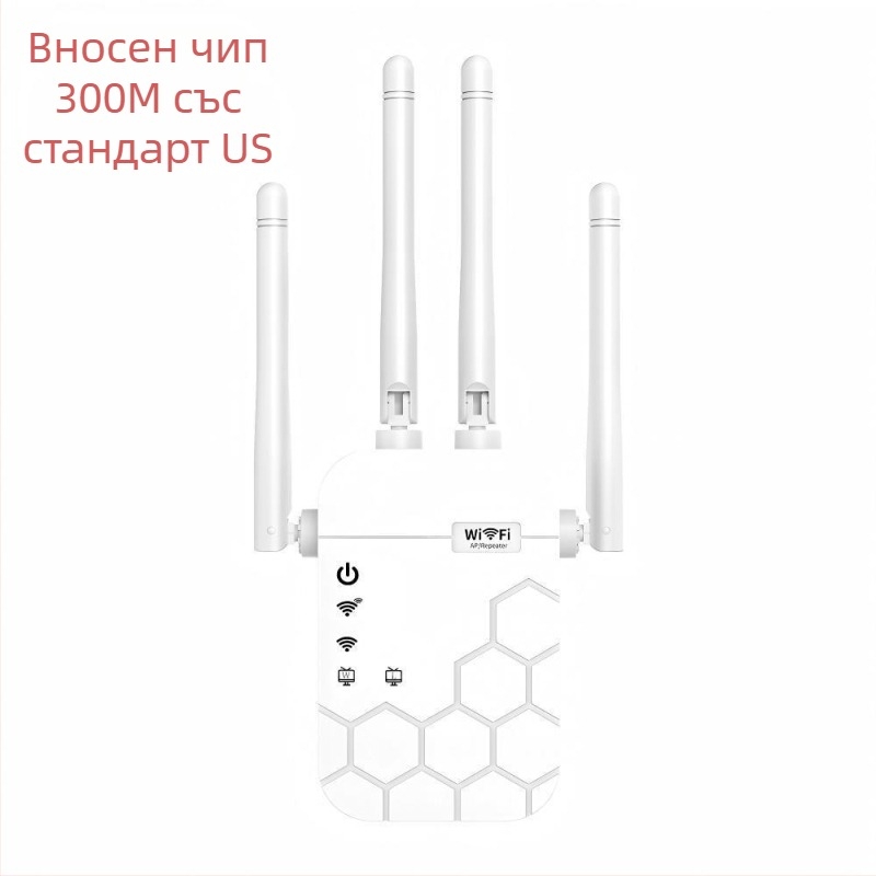 WiFi повторител с шест антени | 1200 Mbps | обхват 300 м | 802.11ac | стенно проникване