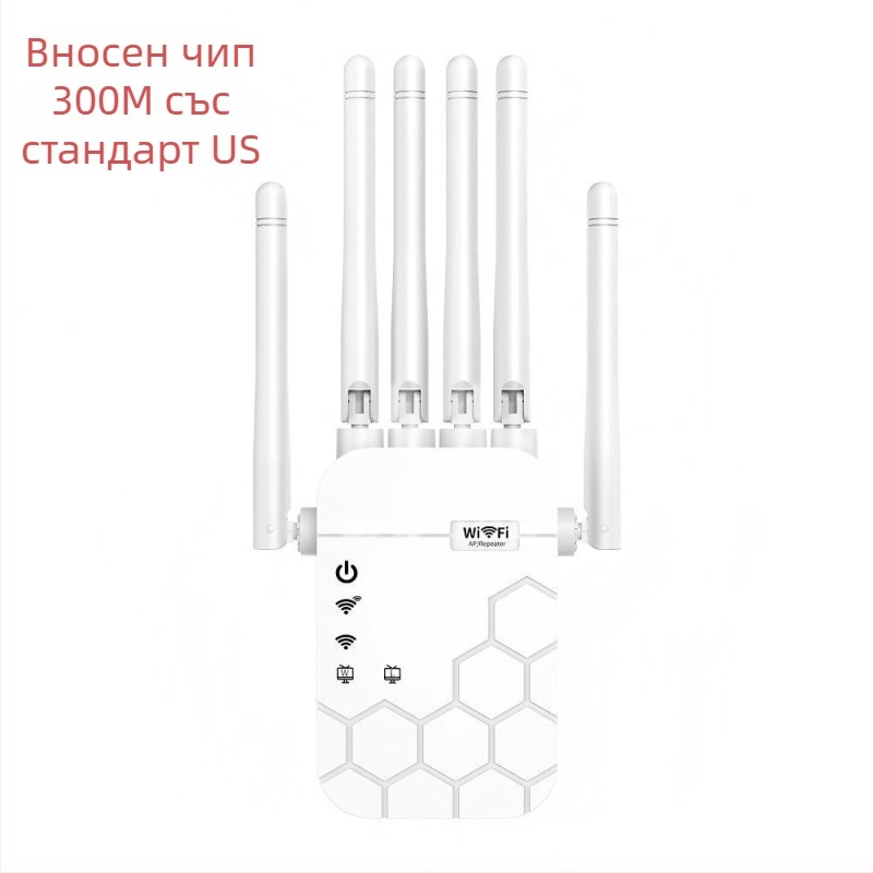 WiFi повторител с шест антени | 1200 Mbps | обхват 300 м | 802.11ac | стенно проникване