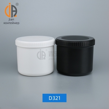1L PP пластмасов съд за мастило с вътрешен уплътнител и външен капак, персонализирана обработка и печат на лого