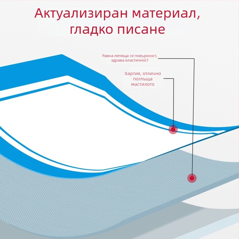 Ръкописен самозалепващ етикет - Марка: Kaba Bear, Модел: Kbx-2431, Материал: самозалепващ, Персонализация: Да