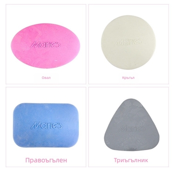 Marley 6242 гума за рисуване — твърда, моделируема, за скициране и живопис, 8B, 4B/6B