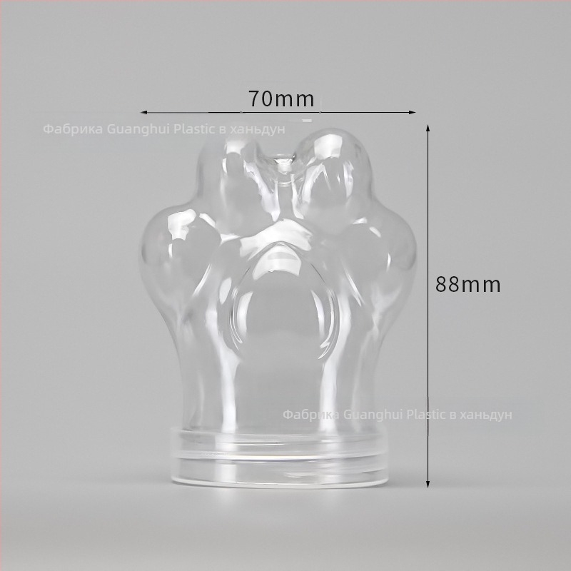 PET пластмасова банка с широко гърло, завинтващ се капак, прозрачна за домашно съхранение, разнообразни стилове