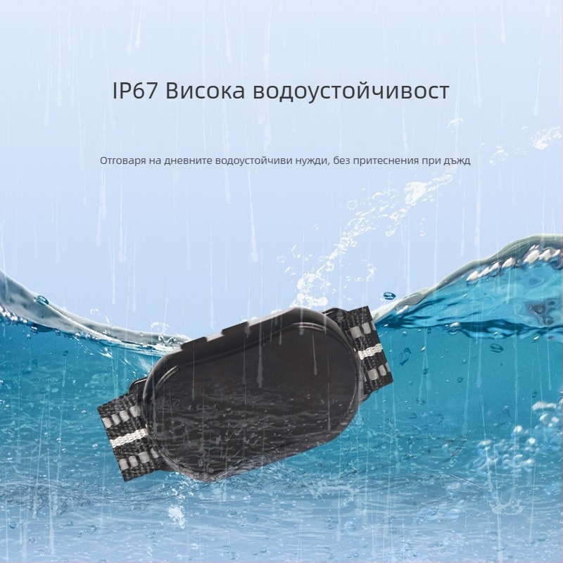 Ao xiaoqi Автоматичен нашийник против лаене с електрошок, цветен дисплей и функция за самостоятелно обучение на кучета