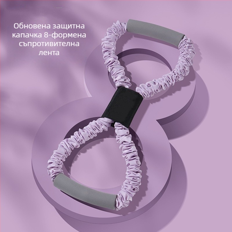 Устройство за разтягане на гърба с резистентно въже – ТПЕ/латекс материал, домашна фитнес екипировка