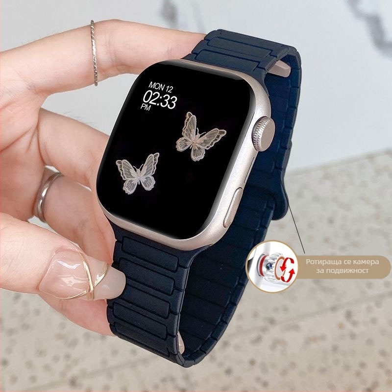 S10 смартчасовник със силиконова каишка, слот за SIM карта, цилиндричен циферблат, водоустойчив