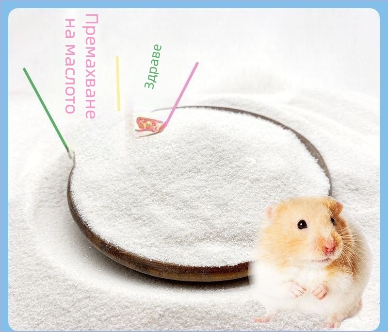 Комплект шампоан и течен препарат за къпане на хамстери — за хамстери, без внос