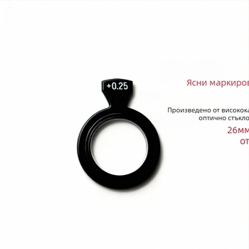 Пробна леща за очила с кръгла рамка, марка YARUI, пролет 2025