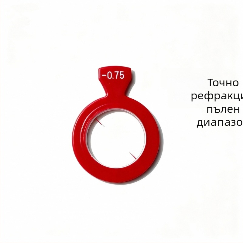 Пробна леща за очила с кръгла рамка, марка YARUI, пролет 2025