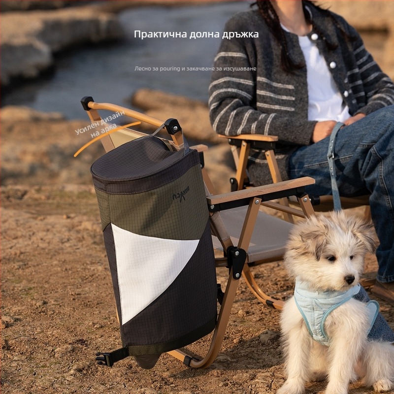 wakytu C364 сгъваема чанта за храна на домашни любимци, 10 л, материал: мрежеста кожена мембрана