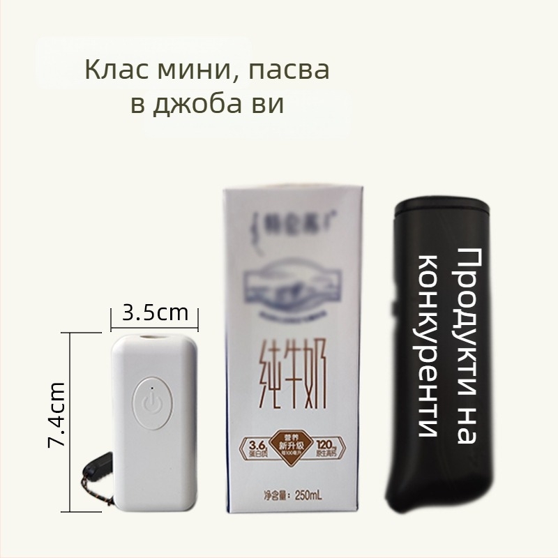 Преносим ултразвуков репелър за кучета — външно електронно устройство за възпиране, полиестер; марка Other; Обект на приложение: котки