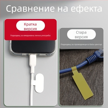 Водоустойчива етикета за кабели, самозалепваща крафт хартия, за ръчно маркиране на кабели, 100 етикета