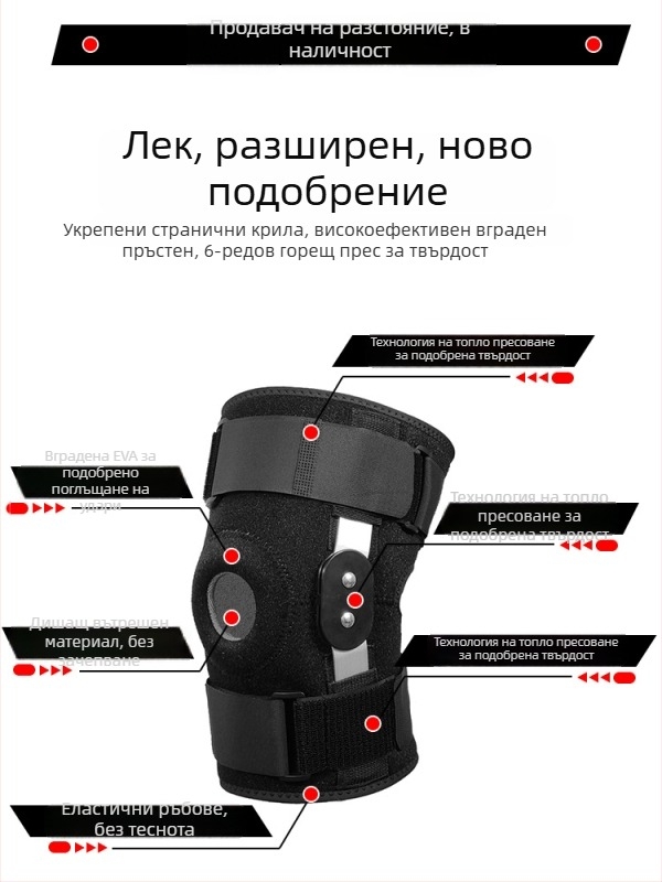 Коленни протектори – SBR материал, за баскетбол, защита на коляното, 250–300 г