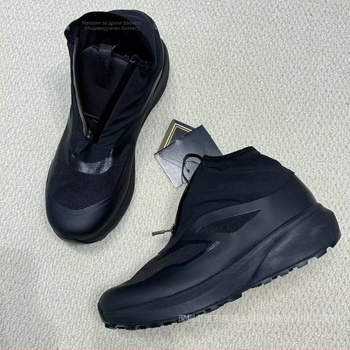 Мъжки Gore-Tex водоустойчиви високи обувки за походи с омекотяваща междинна подметка и противохлъзгаща гумена подметка за зимни, пролетни и есенни условия