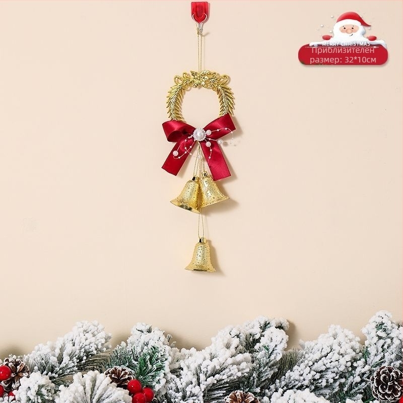 Коледна украса от плат с китайски стил за окачване на кола и елха
