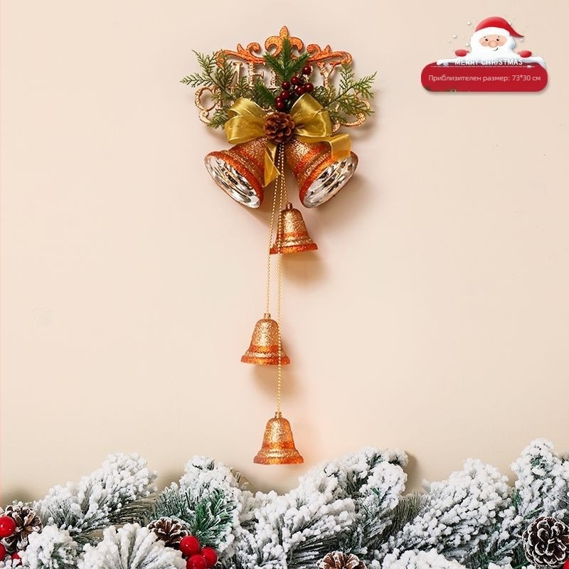 Коледна украса от плат с китайски стил за окачване на кола и елха