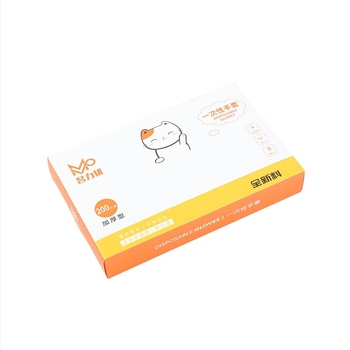 Еднократни ръкавици, тип издърпване, хранително-годни PE, удебелени, прозрачни, износоустойчиви, за кухня, кетъринг и фризьорство