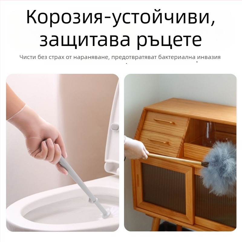 Еднократни ръкавици за домакинство от TPE, хранителна класа, прозрачен дизайн, дебелина 0,02 мм, дължина 28 см, 100 бр/кутия