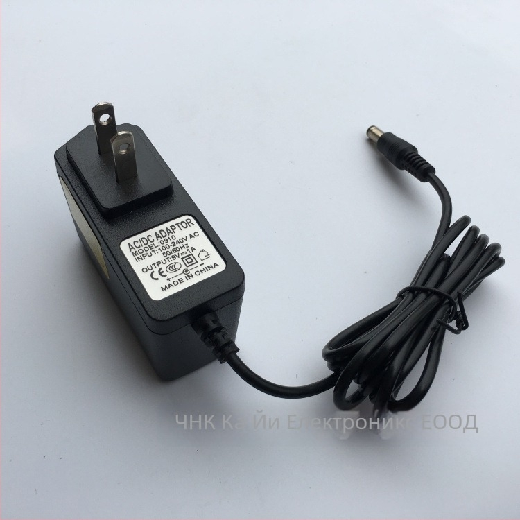 Захранване за педал за китарни ефекти, изход 9V, 1A, 12W, превключваемо захранване, вход 100-240V