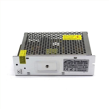 LED захранване за модулна лента, 24V, 200W, вход AC220V, 80% ефективност, IP20