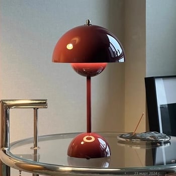 Двойка нощни лампи с гъбовиден дизайн, докосваем превключвател, мощност до 5W, напрежение до 36V, нощна светлина и учебна лампа