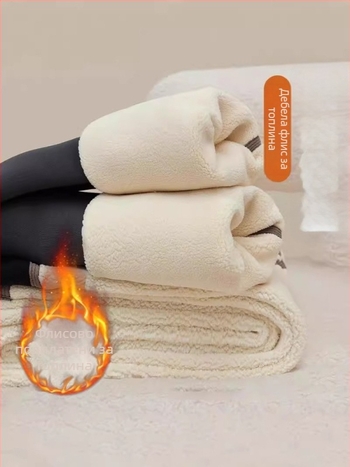 Бременни спортни панталони 3/4 с екстра дебела подплата, висока талия, абдоминална поддръжка, нейлон/спандекс 70–80%/до 30%