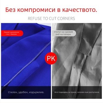 Защитен работен костюм с анти-замърсяване и дезинфекция, смес от памук и химични влакна, подплата полиестер, за фабричен цех