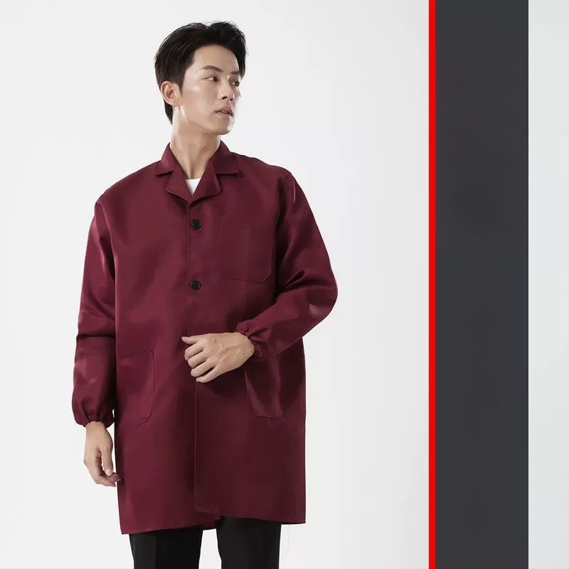 Защитен работен костюм с анти-замърсяване и дезинфекция, смес от памук и химични влакна, подплата полиестер, за фабричен цех