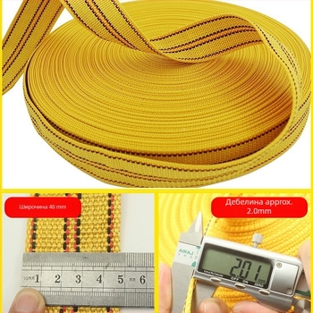 Товарна лента за връзване, износоустойчива, широка плоска лента, модел: Polyester strap