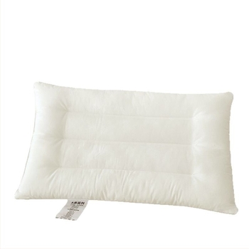 Нископрофилна памучна възглавница с пълнеж от соево протеиново влакно, правоъгълна за възрастни, 0.55-1.0 кг