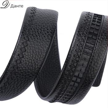 Мъжки колан от естествена кожа, двуслоен кожен материал, текстура Личи лента, електроплатинен финиш