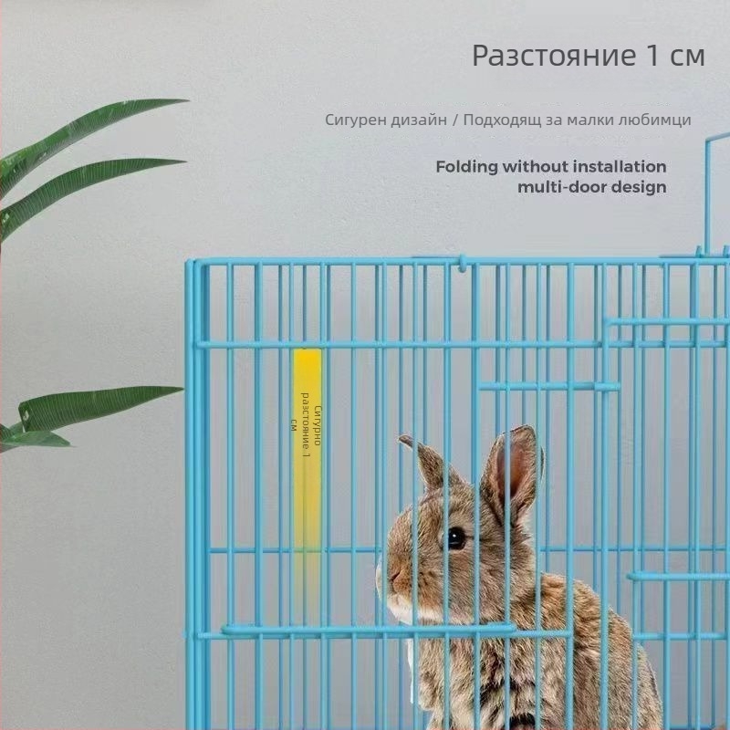 Метална клетка за зайци, домашно гнездо за домашни любимци, без внос