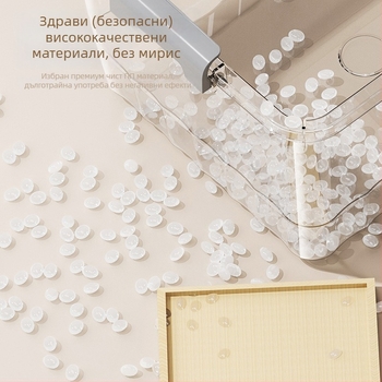 Прозрачна PP кутия за съхранение, ръчна дръжка, щракване при затваряне, модели JLSD01/02/03/04