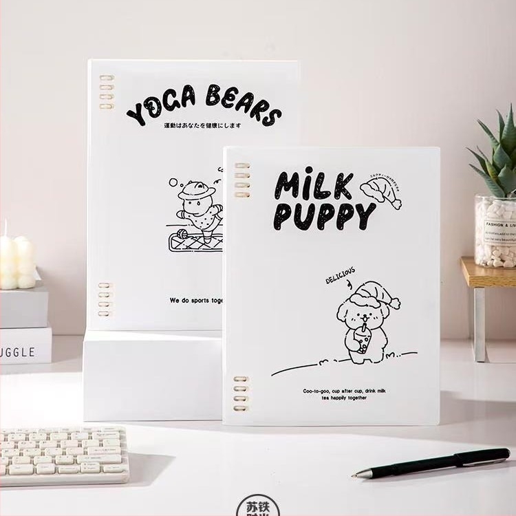 Cycad Time 26-дупкова тетрадка с 40 страници, PVC/PP вътрешни страници, хартия 80 г