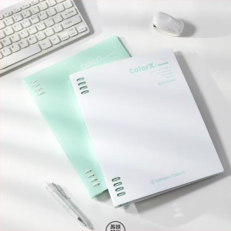 Cycad Time 26-дупкова тетрадка с 40 страници, PVC/PP вътрешни страници, хартия 80 г