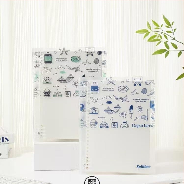 Cycad Time 26-дупкова тетрадка с 40 страници, PVC/PP вътрешни страници, хартия 80 г