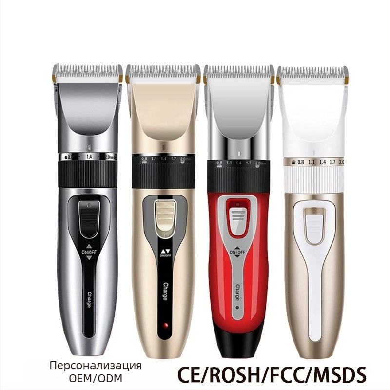 Електрическа подстригваща машина за коса, презареждаема, с керамична режеща глава и 4W двигател, модел 588, вградена батерия 300-500 mAh.