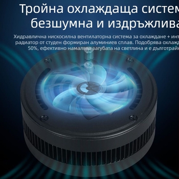 Аквариумна LED лампа с пълен спектър и регулируем downlight, алуминиева сплав, 40W/60W, Longyue Lighting, произход Гуандун, фотосинтеза