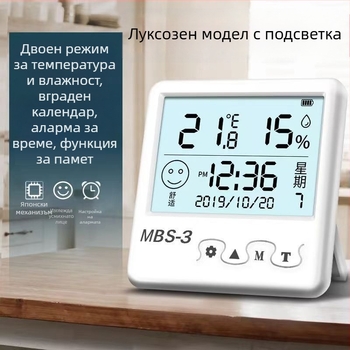 Термометър за стая Bodefu MBS-3 | 0.1 резолюция на температурата | Произход Hebei Hengshui