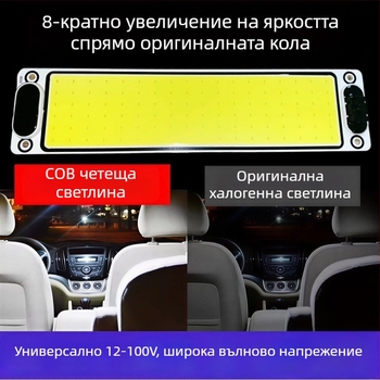 LED таванно осветление за кабината на камион - ABS корпус, 8–80V, Cloud Eyes, съвместимо с камиони и селскостопански триколки