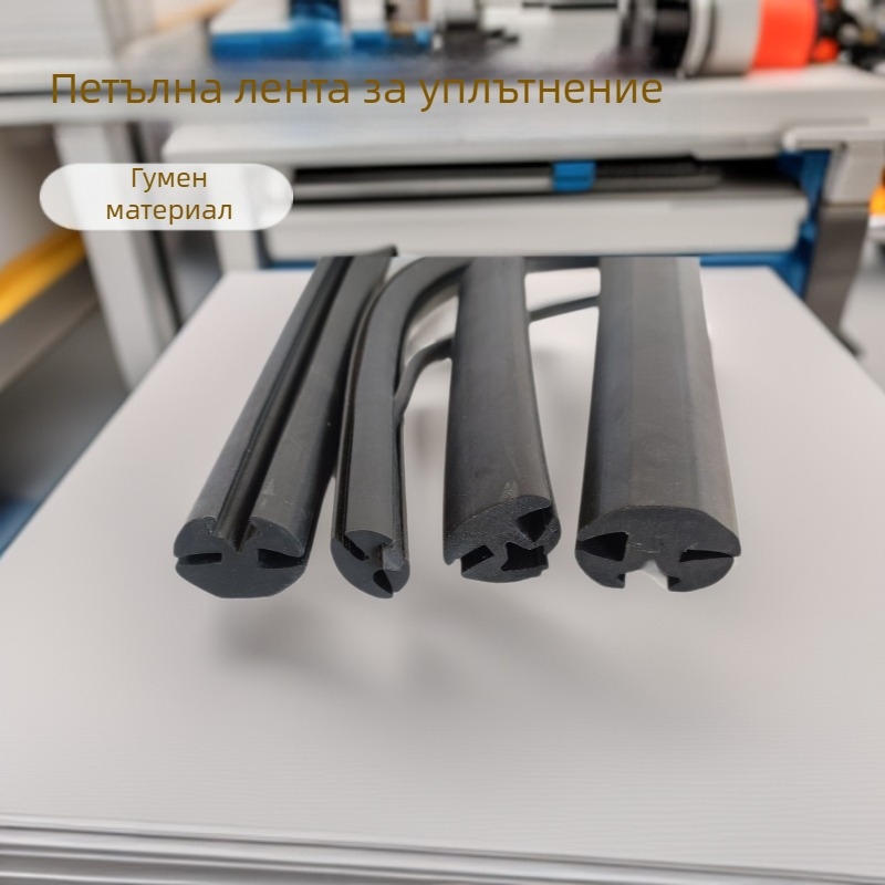 Гумен уплътнител за врати и прозорци, петоъгълно напречно сечение, уплътнение устойчиво на атмосферни влияния, работна температура 80°C, модел 25