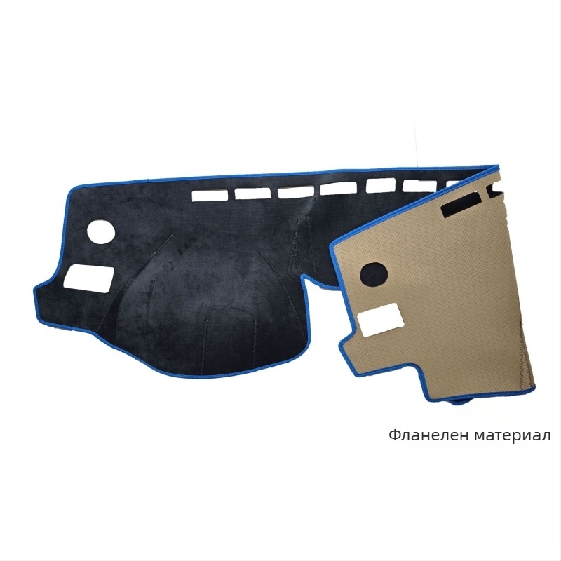 Покрив на таблото за Nissan Leaf 2017–2021 – всесезонна защита от светлина, полиестер фланелен велур, персонализируемо