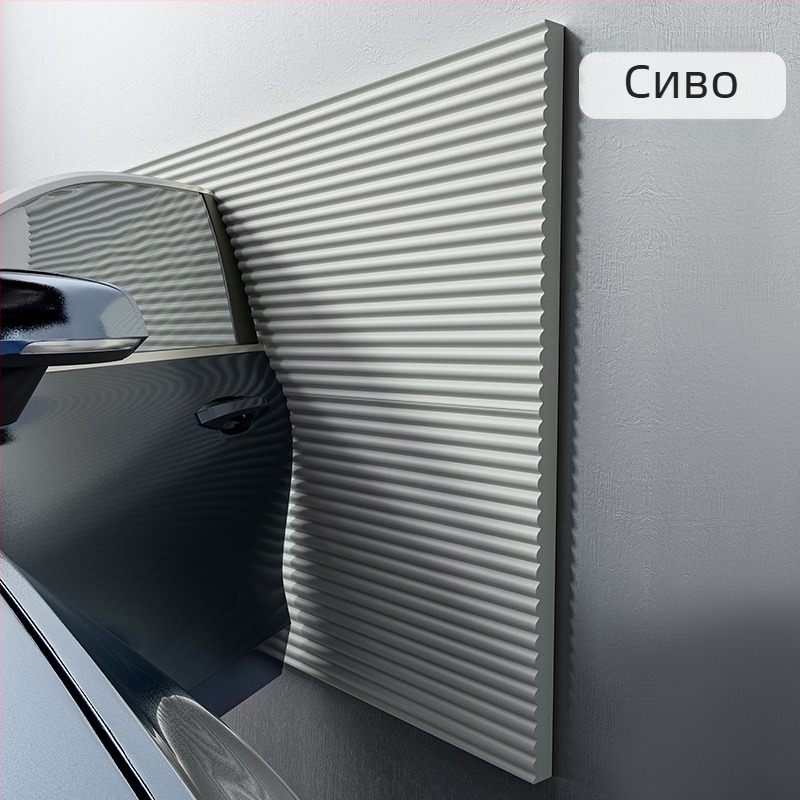 Гаражен ъглов протектор от пяна – мек буфер, защита на ъгъл на стълб, обвивка от гъба и лента за ръбове (Произход: Друг; Внос: Не; Марка: Друг; Дължина: 2)